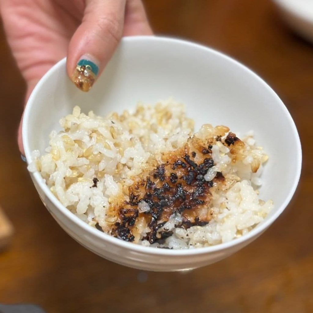 お焦げご飯