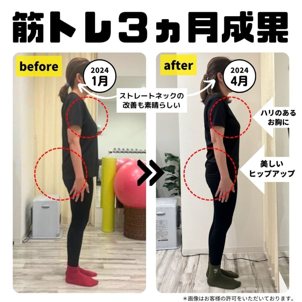 筋トレ ボディメイク ビフォーアフター