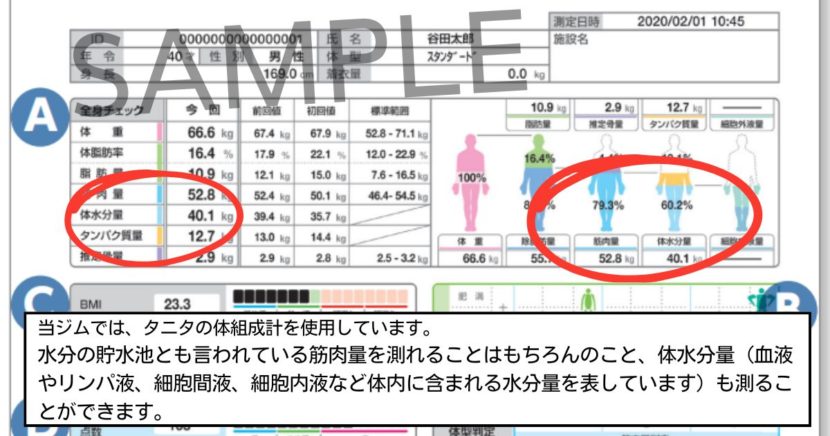 タニタの体組成計
