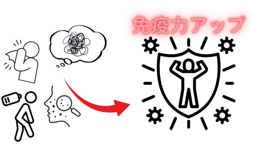 肌荒れ・疲れやすさ・体調不良・・・免疫力アップしませんか？