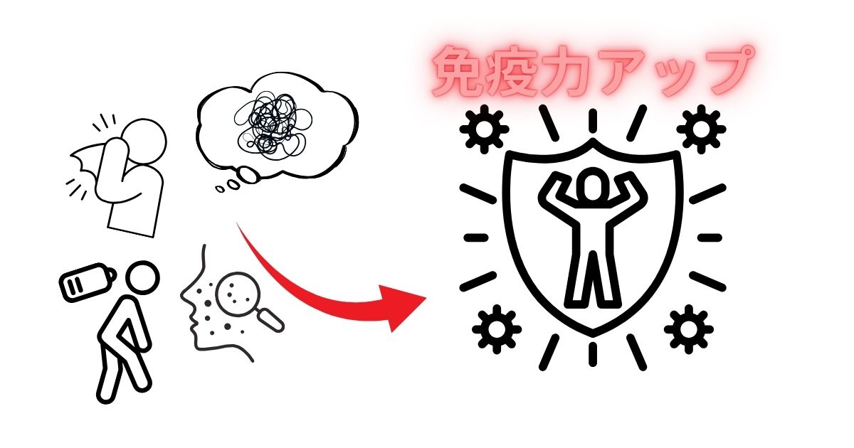 肌荒れ・疲れやすさ・体調不良・・・免疫力アップしませんか？