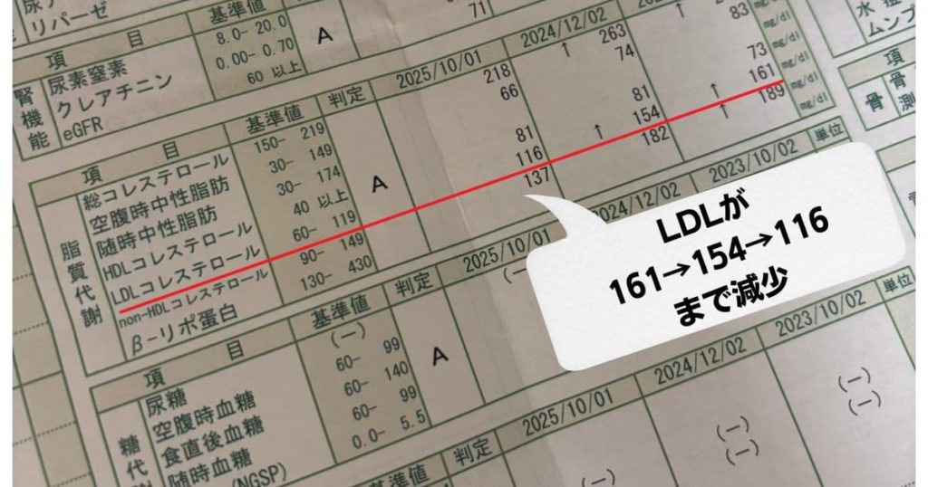 健康診断結果 LDL