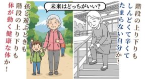 未来 健康 歩けている体 健康な体