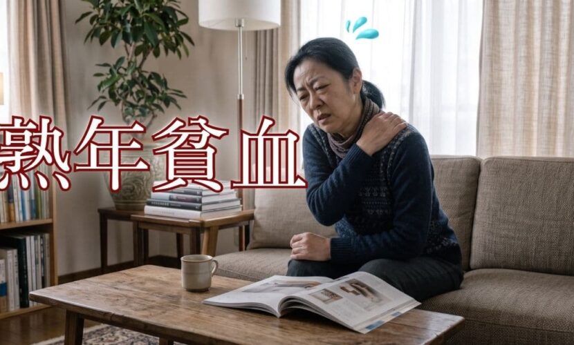 熟年貧血 大人女子の熟年貧血